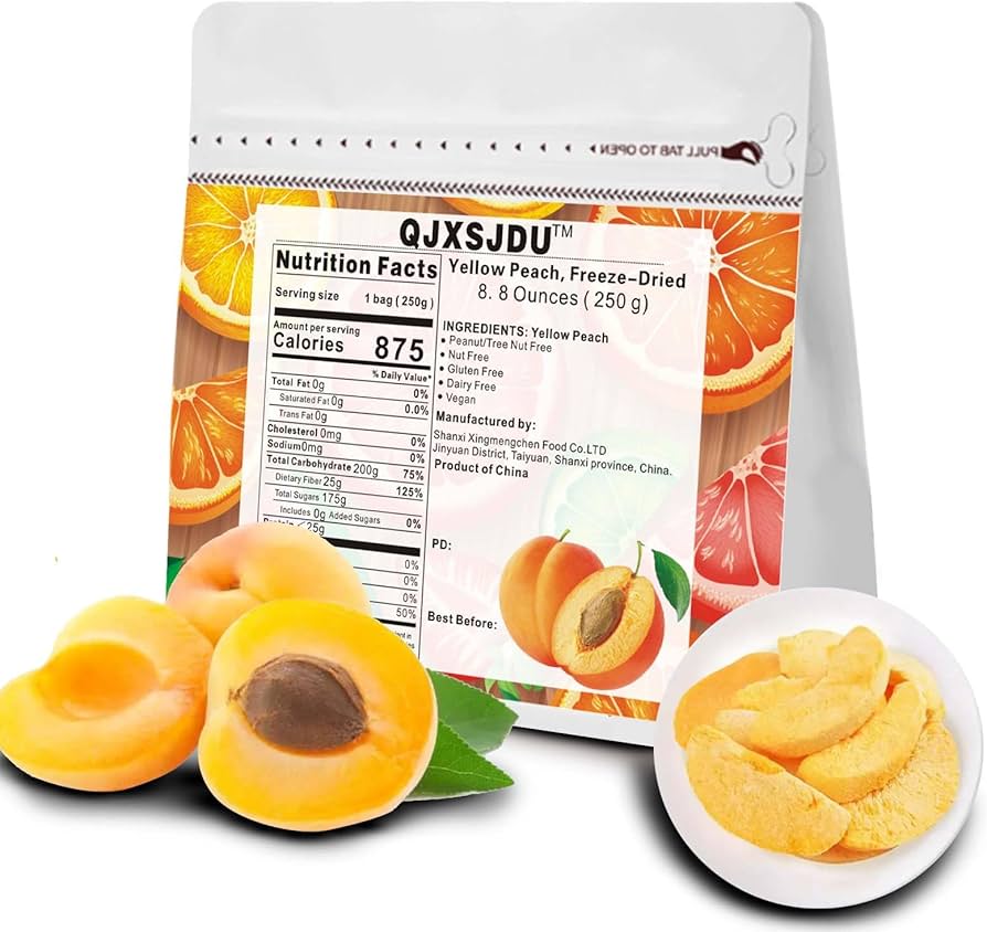 Peach Snacks Crunch Delight 500 Gram